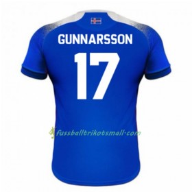 Günstige Fußballtrikots Island Gunnarsson 17 WM 2018 Heimtrikotsatz kaufen
